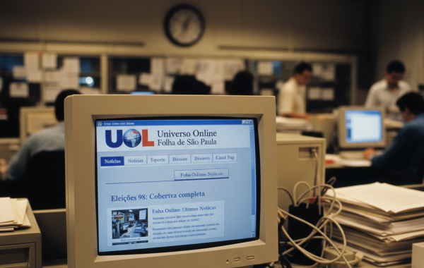 Universo Online Folha de SP: Pioneirismo Digital em 1998