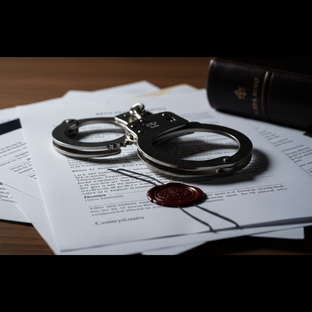 Algemas sobre documentos judiciais após prisão de Rodrigo Bacellar