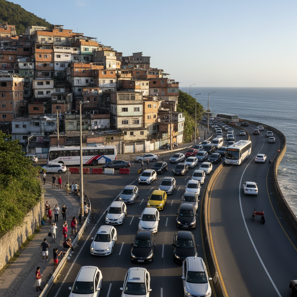 Via Niemeyer fechada devido a tiroteio no Vidigal